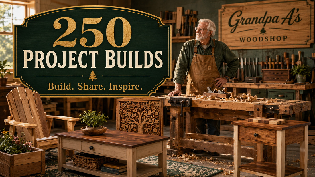 The 250 Project Builds Woodworking Challenge