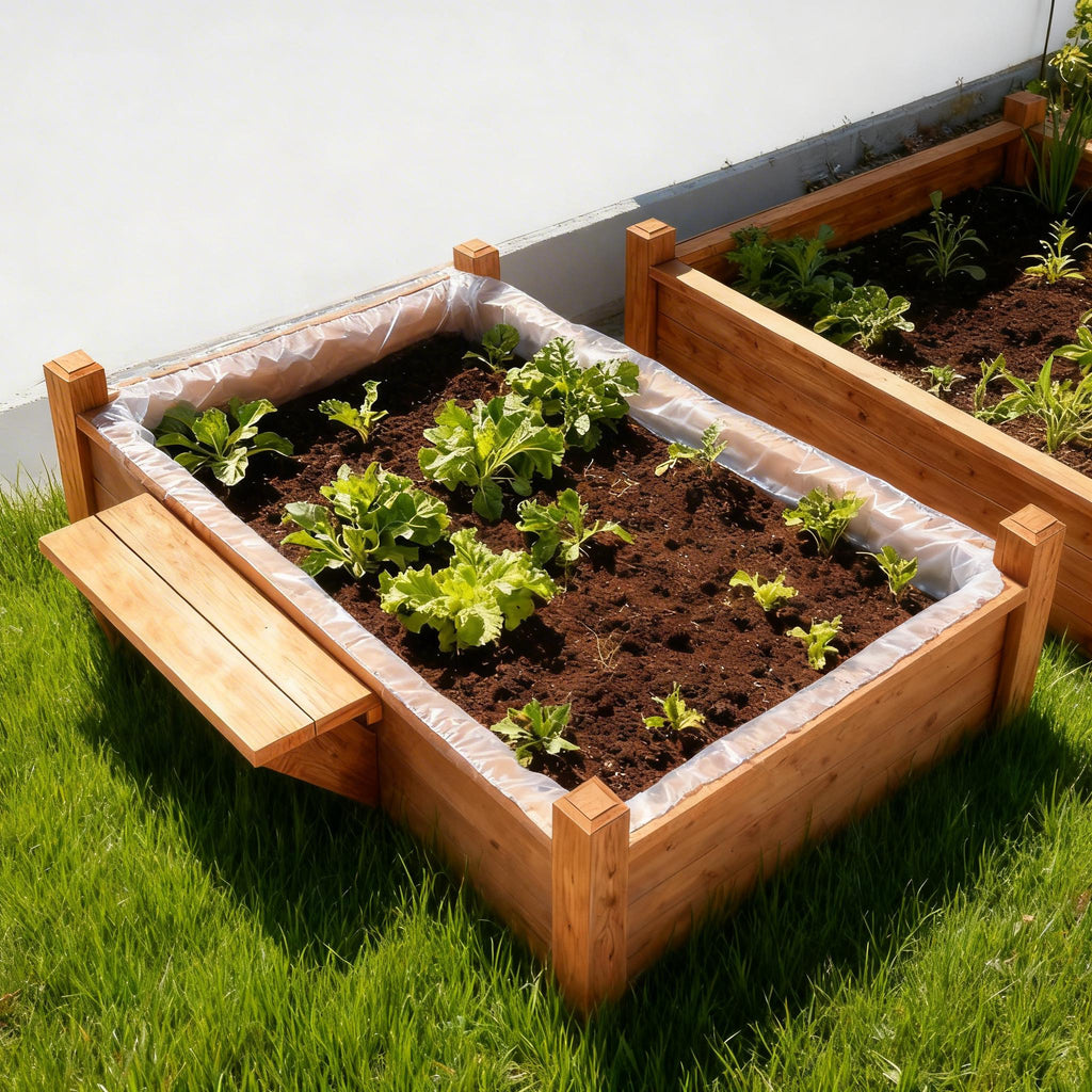 Raised Garden Bed Plans PDF | DIY Elevated Planter Box | Beginner Woodworking Project